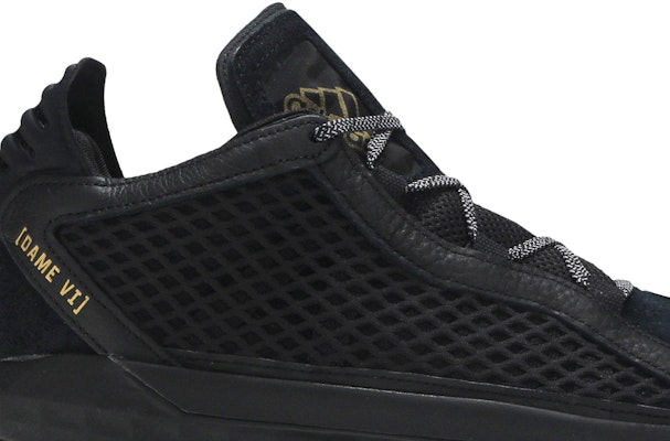 adidas Dame 6 Kulit 'Hitam Emas' FV8627 Order adidas Dame 6 Kulit 'Hitam Emas' FV8627