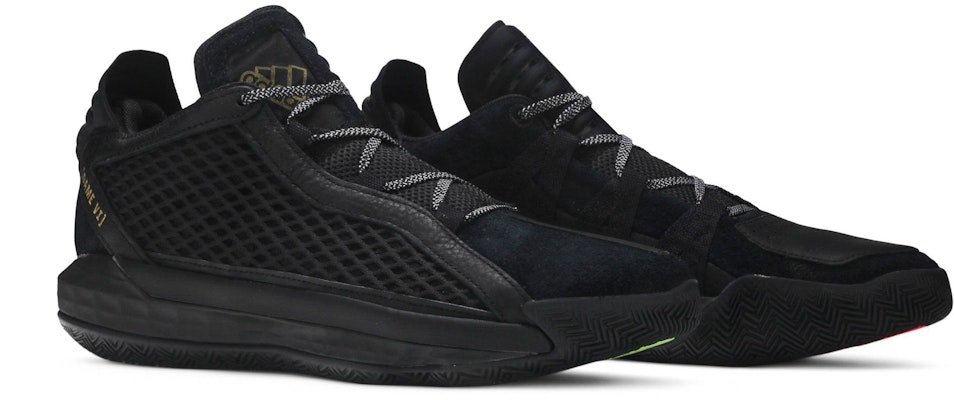 adidas Dame 6 Kulit 'Hitam Emas' FV8627 Cheap adidas Dame 6 Kulit 'Hitam Emas' FV8627