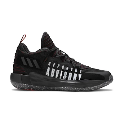 adidas Dame 7 'EXTPLY - Opponent Advisory - Black Vivid Red'