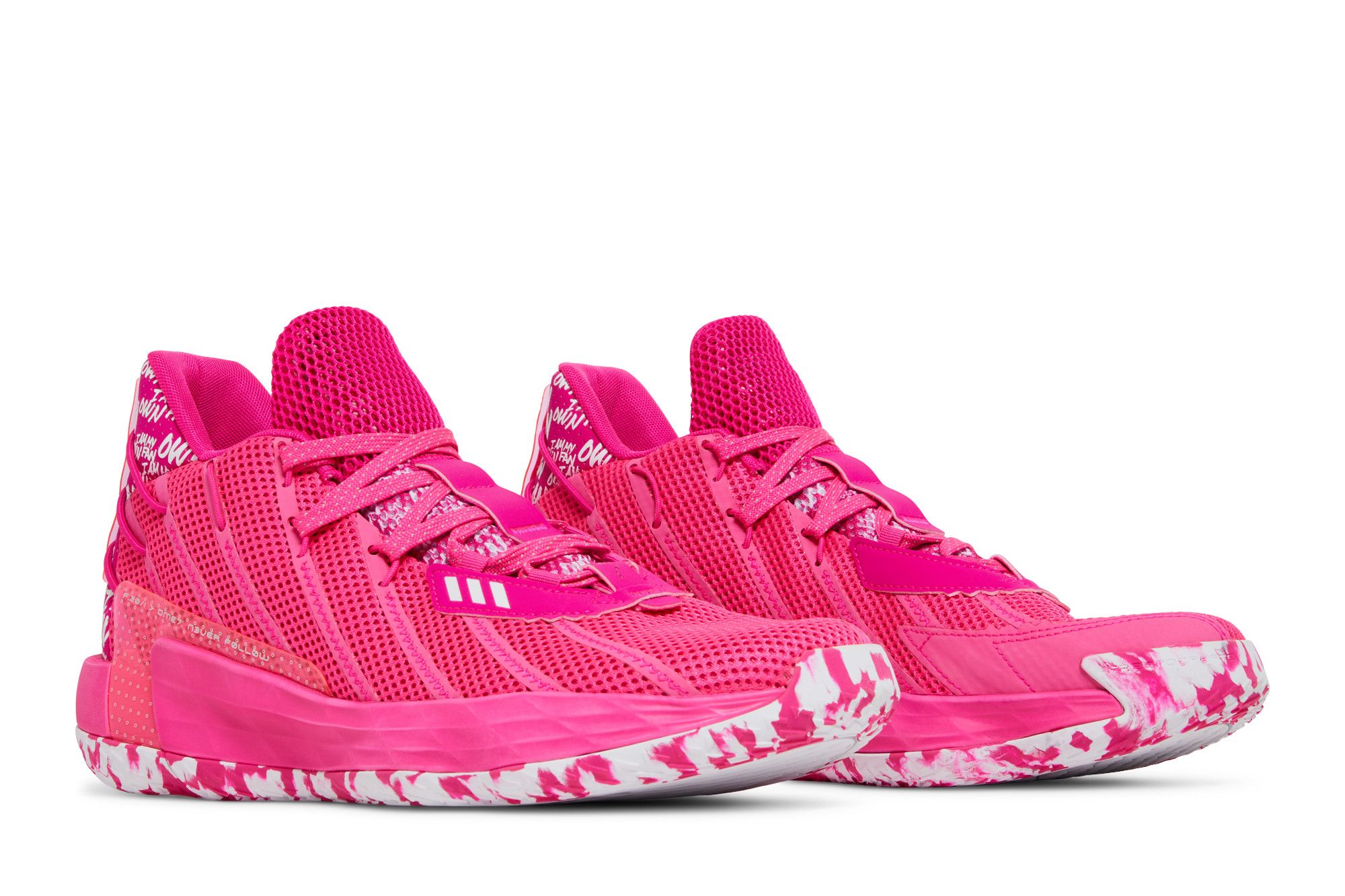 Cheap adidas Dame 7 ''Ich bin mein eigener Fan - Team Shock Pink'' FY9359