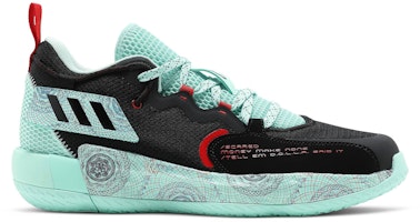 adidas Dame 7 EXTPLY 'Black Clear Mint' H68607 adidas Dame 7 EXTPLY 'Black Clear Mint' H68607