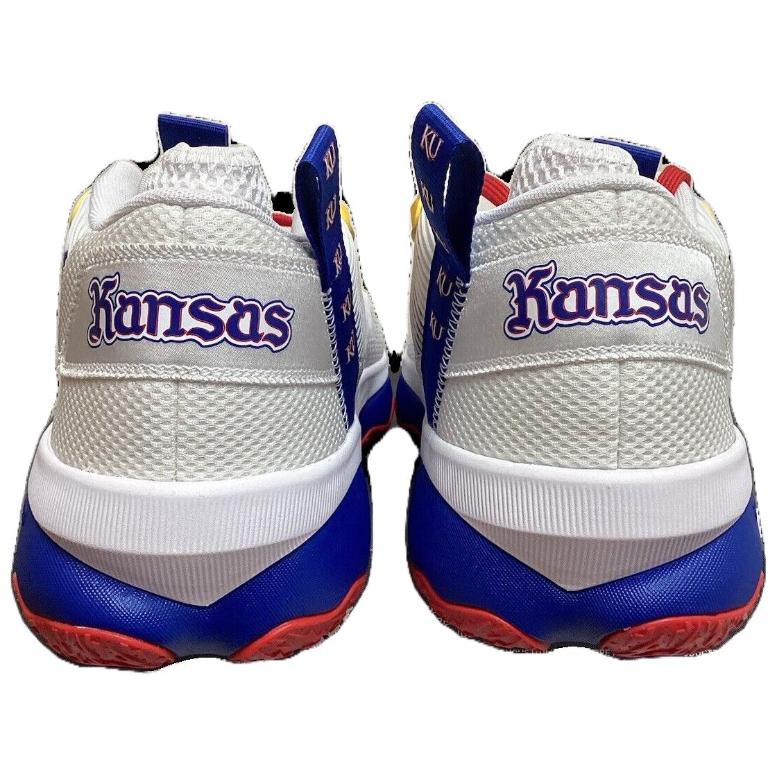 Shop adidas Dame 8 ''Kansas Jayhawks'' Scarpe da Basket GZ9709