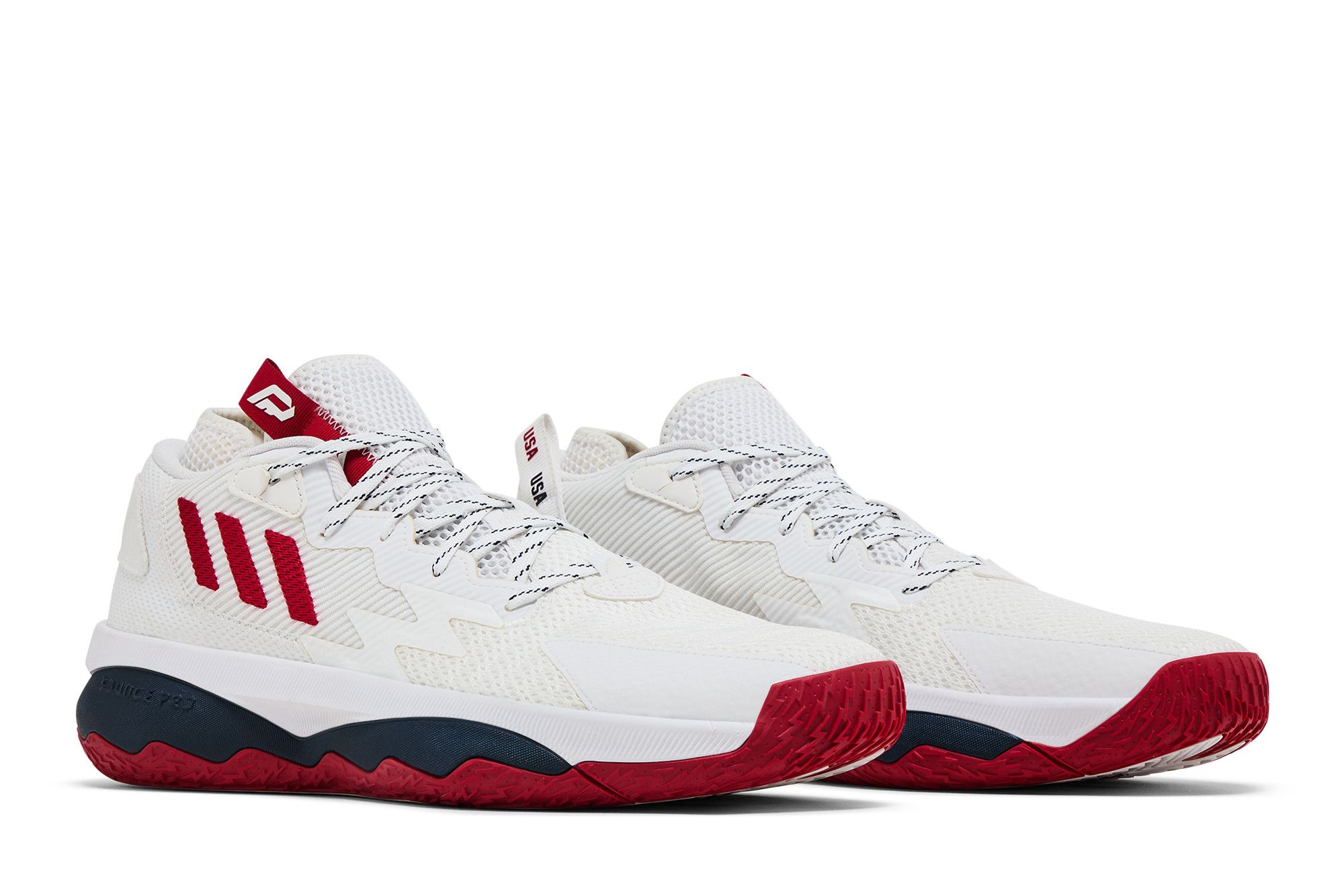 Cheap adidas Dame 8 ''USA'' Scarpe da Basket HR0048
