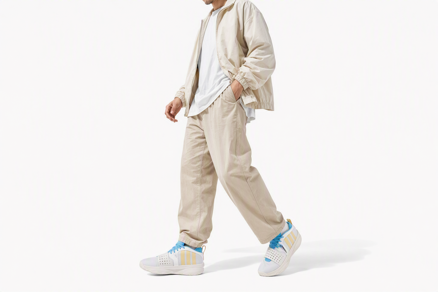 Order adidas Dame 8 Extply 舒適簡約 防滑回彈 低筒 籃球鞋 男女同款 白米藍