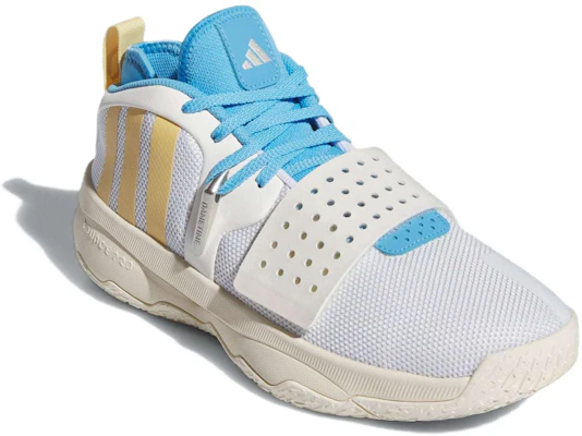 adidas Dame 8 Extply 舒適簡約 防滑回彈 低筒 籃球鞋 男女同款 白米藍 Shop adidas Dame 8 Extply 舒適簡約 防滑回彈 低筒 籃球鞋 男女同款 白米藍