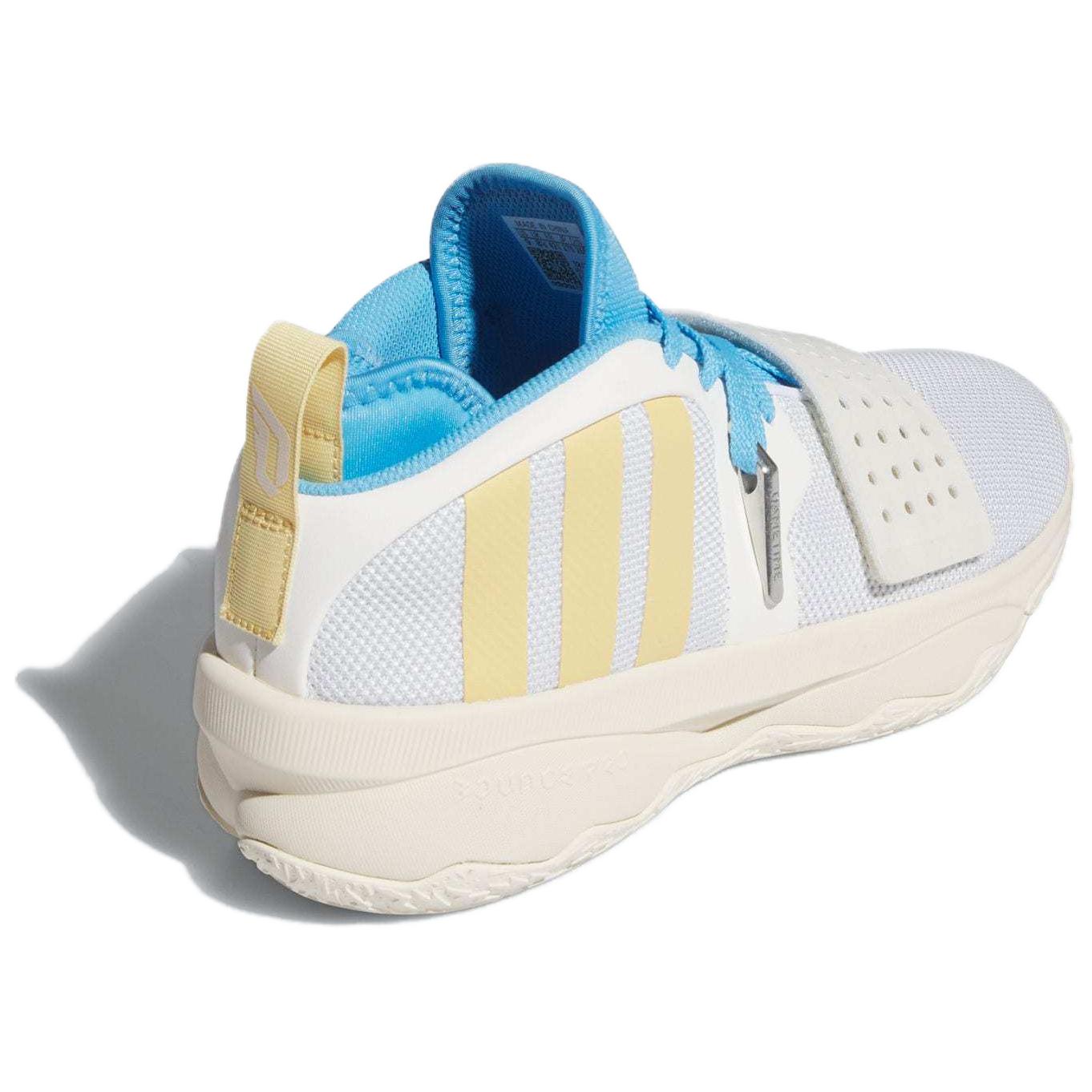 Purchase adidas Dame 8 Extply 舒適簡約 防滑回彈 低筒 籃球鞋 男女同款 白米藍