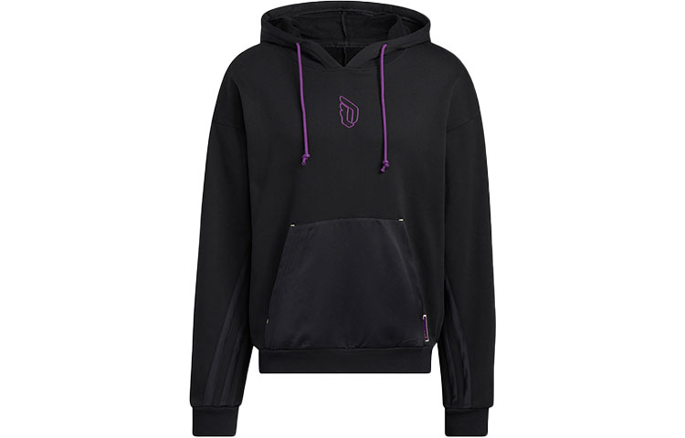 adidas DAME 8 INN HDY Basketball Pullover Hoodie Black HE5464