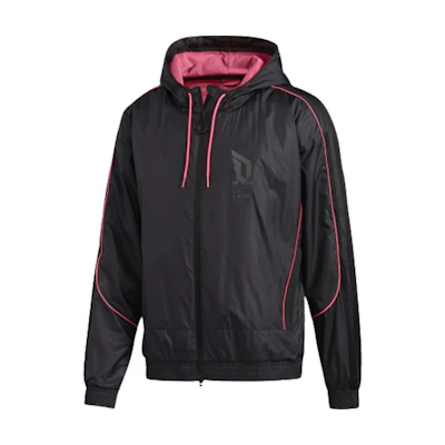 adidas Dame Vis Jkt Basketball Hoodie Jacket Black GL7106