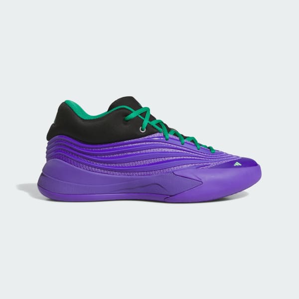 Adidas Dame X Basketball Shoes Purple Rush/Core Black/Court Green KI5950