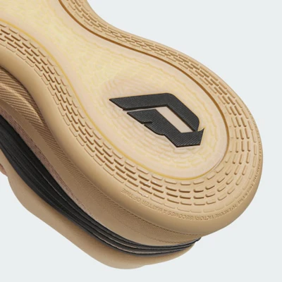 adidas Dame X Chaussures Basketball Sable Noir/Citron Lucide KJ4399 1