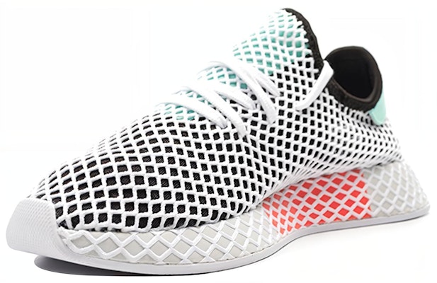 adidas Deerupt 'Black Easy Green' B28076 Lookbook adidas Deerupt 'Black Easy Green' B28076