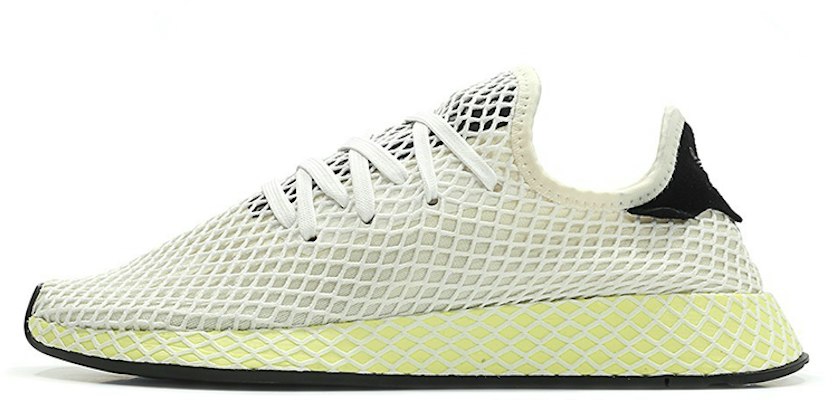 adidas Originals Deerupt Chalk White 防滑耐磨 低幫 跑步鞋 男女同款 白黃 Buy adidas Originals Deerupt Chalk White 防滑耐磨 低幫 跑步鞋 男女同款 白黃