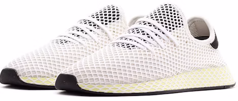Order adidas Originals Deerupt Chalk White 防滑耐磨 低幫 跑步鞋 男女同款 白黃