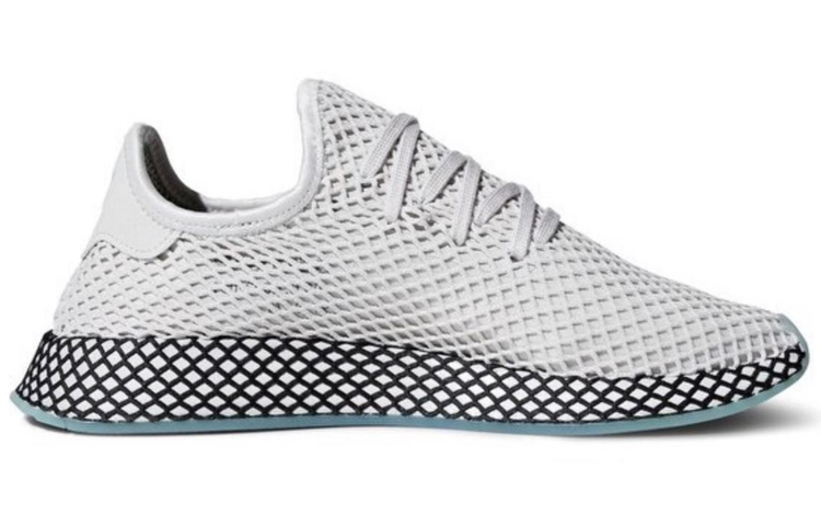 Order adidas Originals Deerupt Runner 防滑耐磨減震 低幫 跑步鞋 男女同款 白綠