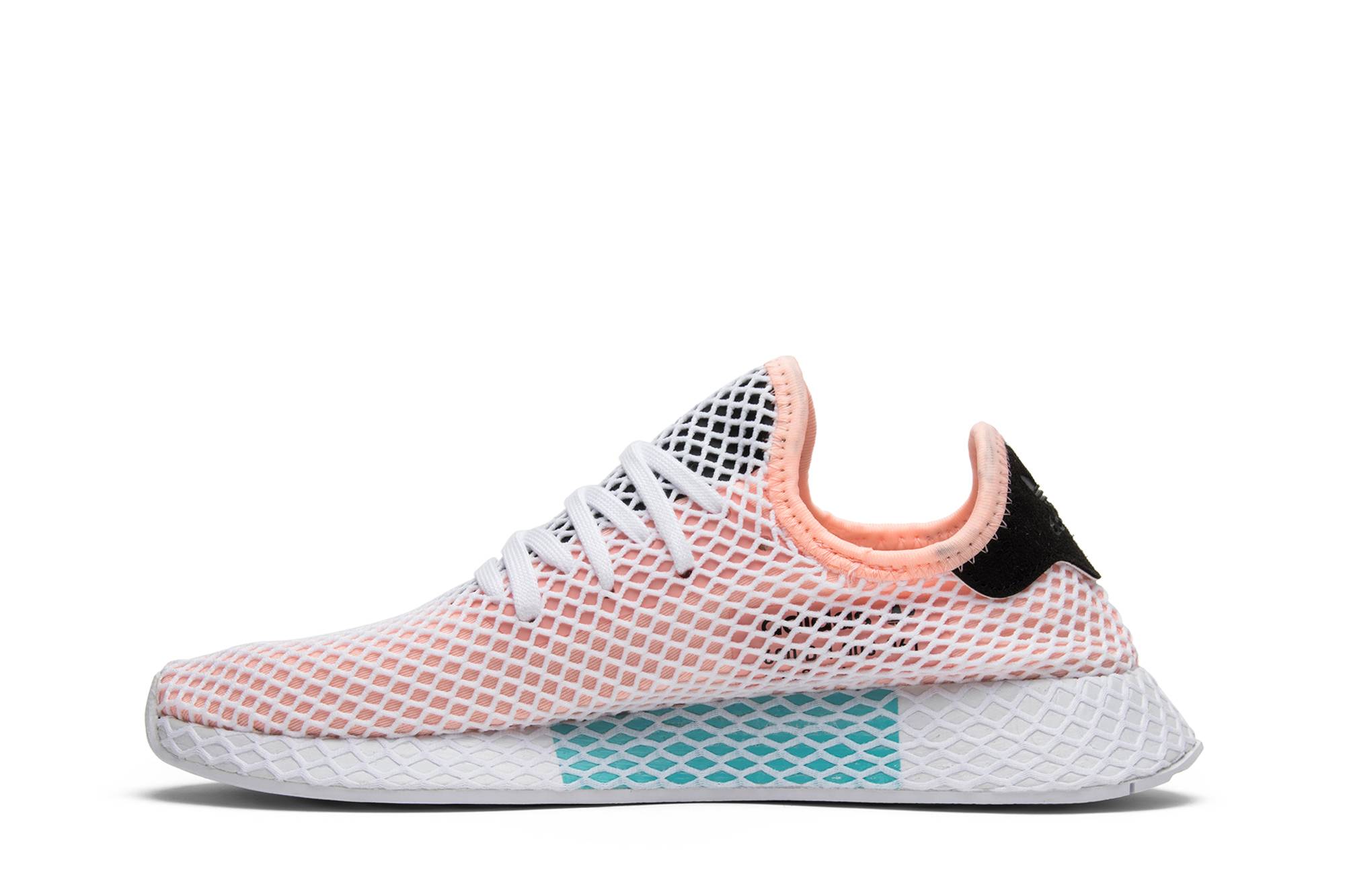 Lookbook adidas originals Deerupt Runner 低筒運動鞋 男女同款 粉白黑