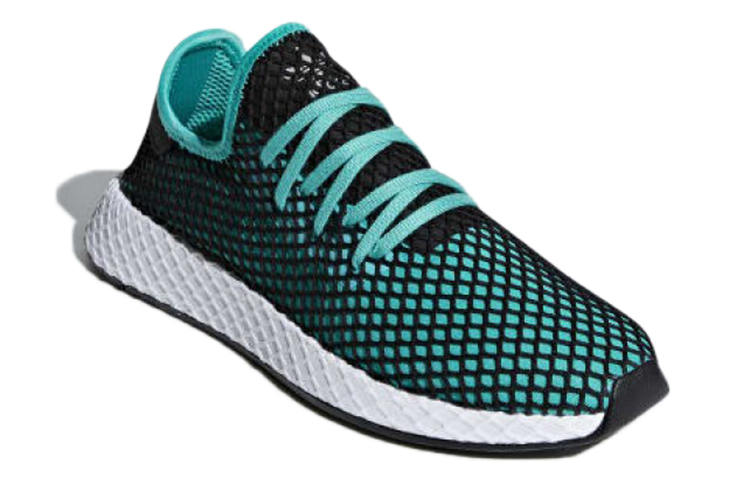 Lookbook adidas Originals Deerupt Runner 低筒 跑步鞋 男款 黑藍