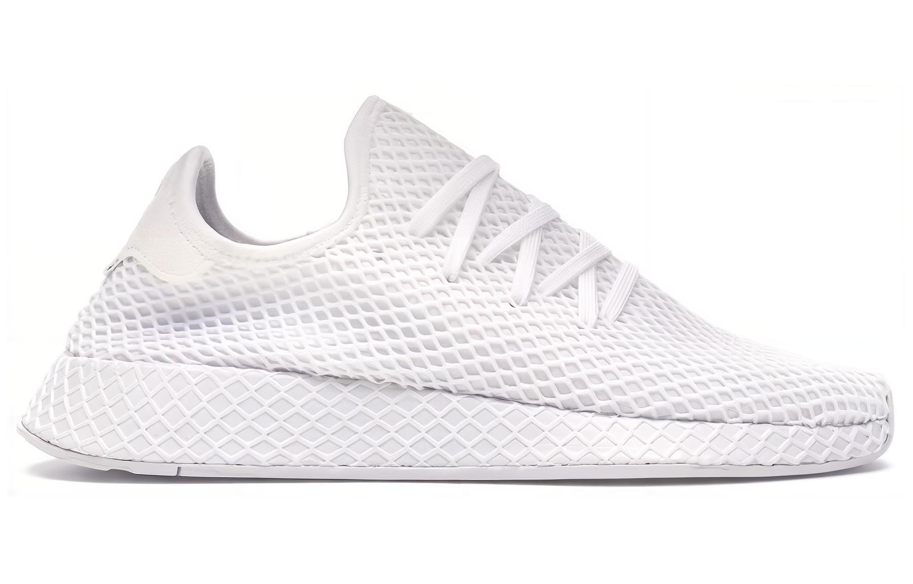 Order adidas Originals Deerupt 三重白 運動休閒鞋 男款 纯白