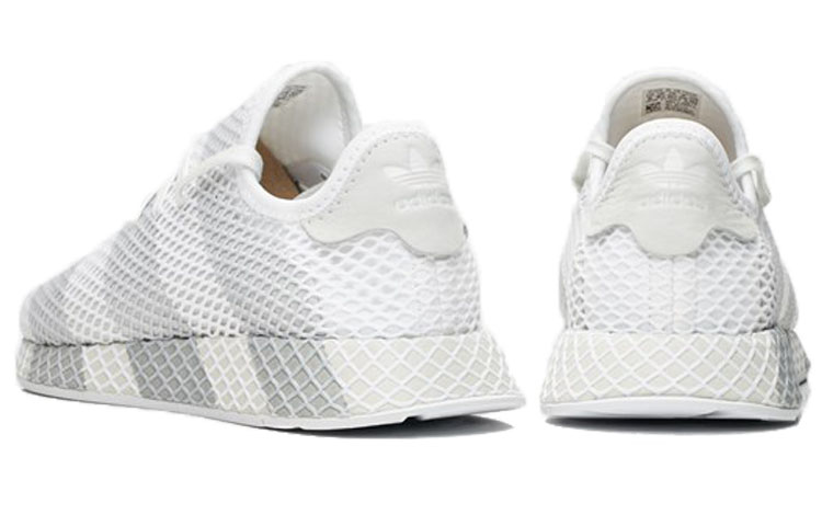 Lookbook アディダス ディーラプト 白/グレー AC7755