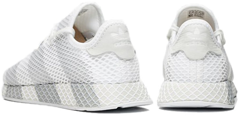 adidas Deerupt 'White Grey' AC7755 Lookbook adidas Deerupt 'White Grey' AC7755