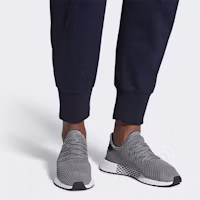 Details for adidas originals Deerupt 防滑耐磨減震 低幫 生活休閒鞋 男款 灰色