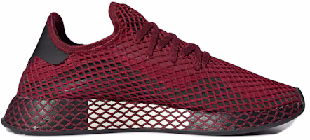 Order adidas originals Deerupt Runner 拼色休閒運動鞋 紅黑