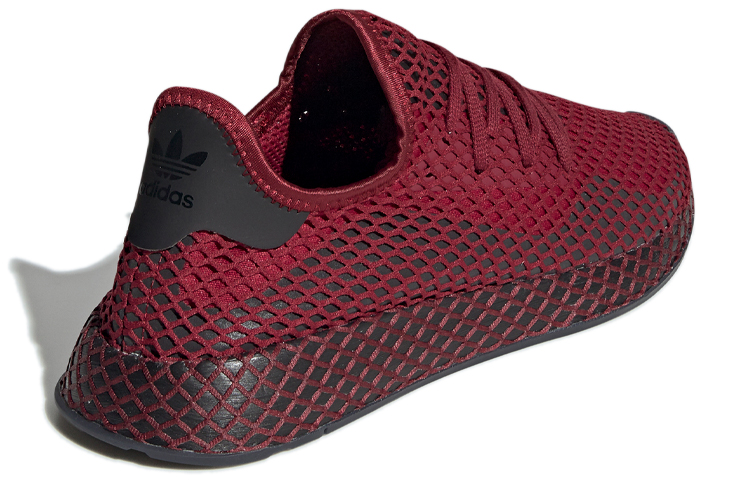 Shop adidas Deerupt Runner Originals ''Collegiate Burgundy Core Black'' Sneakers EE5681
