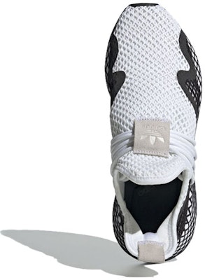 adidas Deerupt S 'White Black' BD7874 Shop adidas Deerupt S 'White Black' BD7874