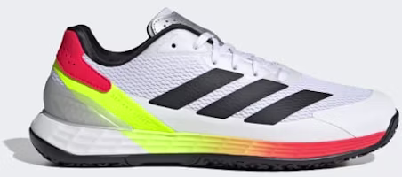 adidas Defiant Speed 2 Tennis Shoes Cloud White/Core Black/Lucid Red KJ4418 adidas Defiant Speed 2 Tennis Shoes Cloud White/Core Black/Lucid Red KJ4418