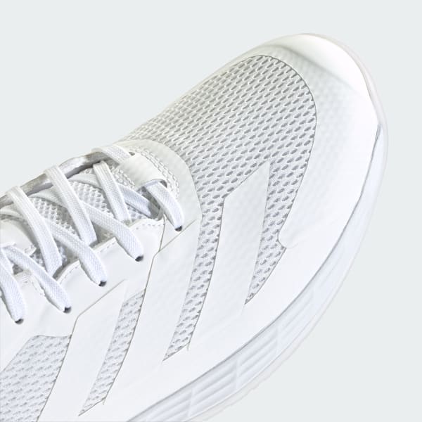 Cheap アディダス ディファイアント スピード 2 テニスシューズ ホワイト/グレー KJ3191