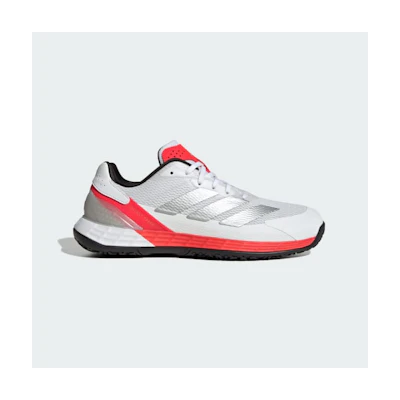 Adidas Defiant Speed 2 Tennis Shoes Cloud White/Silver Metallic/Lucid Red