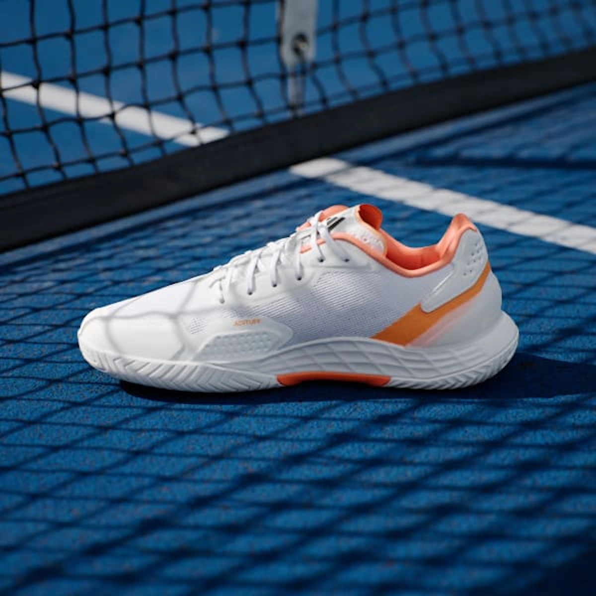 Adidas Defiant Speed 2 Tennis Shoes Cloud White/Core Black/Lucid Orange