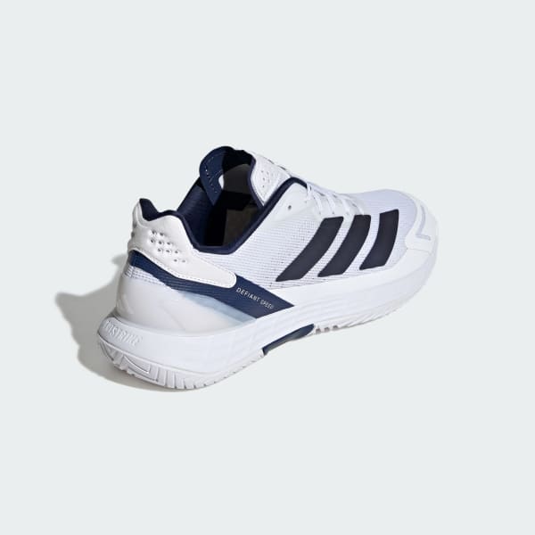 Cheap adidas Defiant Speed 2 Sepatu Tenis Putih/Biru Tua/Hitam Core JR1746
