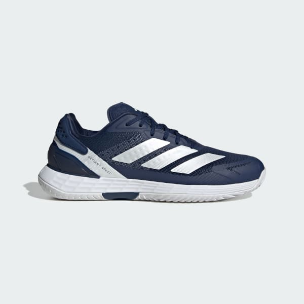 adidas Defiant Speed 2 Tennis Shoes Dark Blue/Zero Metalic/Cloud White KI8419