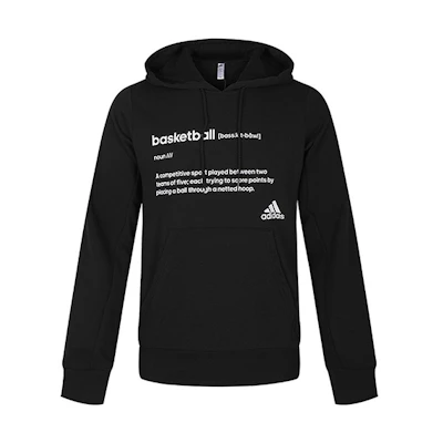 adidas Definition Hoodie Pullover Sweatshirt - Black FR9336