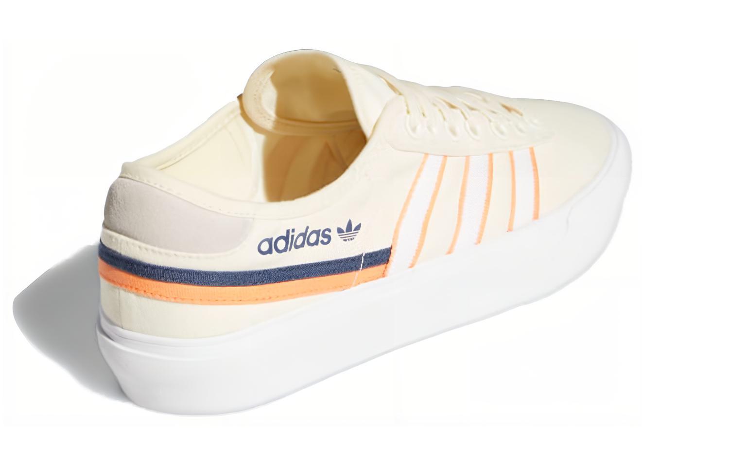 Shop adidas Delpala 'Putih Krem Jingga Menyala' FY7497