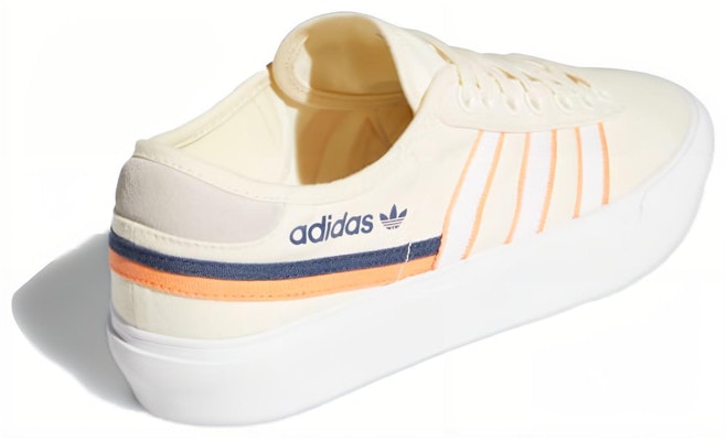 adidas Delpala 'Putih Krem Jingga Menyala' FY7497 Shop adidas Delpala 'Putih Krem Jingga Menyala' FY7497