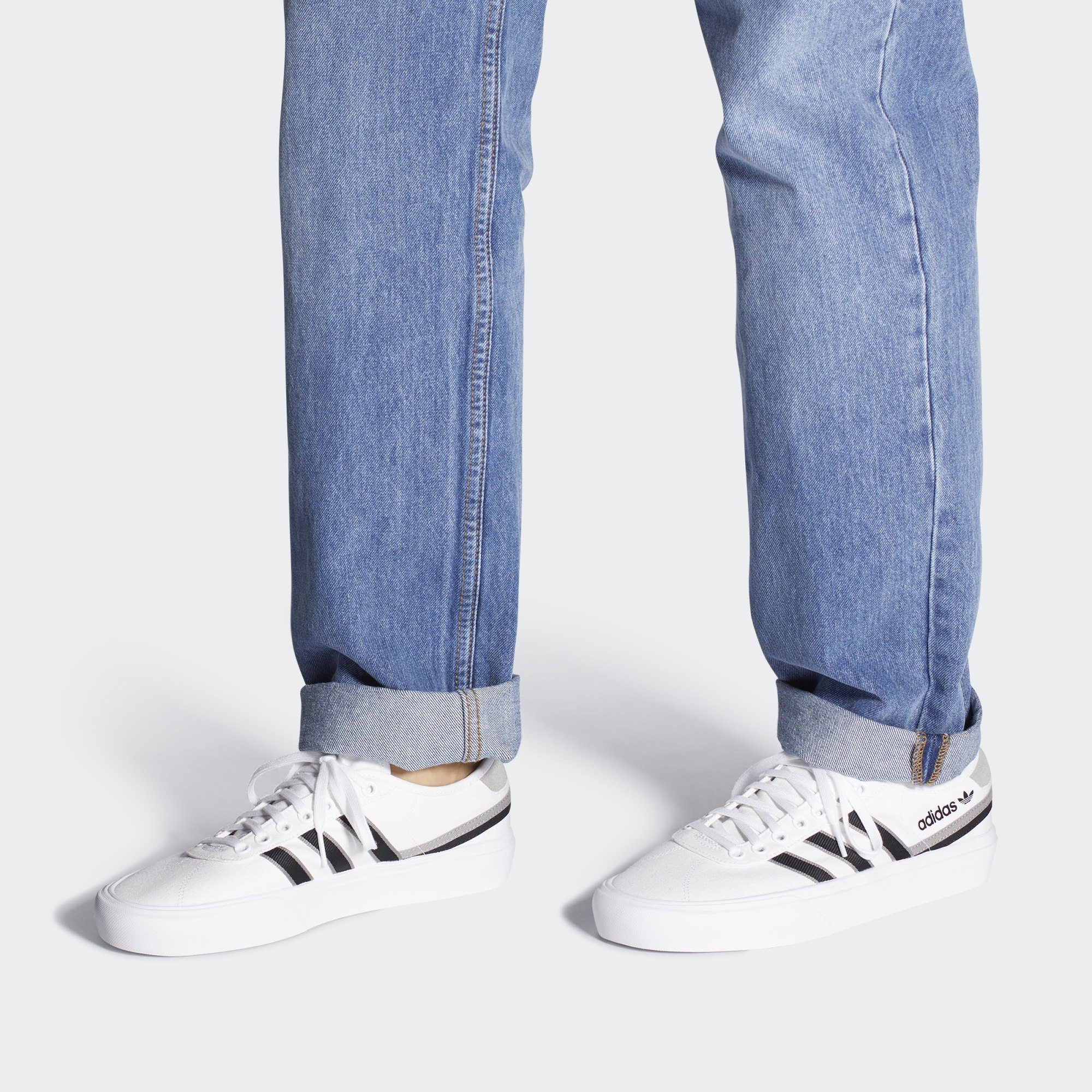 Sizing 아디다스 델팔라 '화이트 블랙 차콜' (Adidas Delpala '화이트 블랙 차콜') FV0636