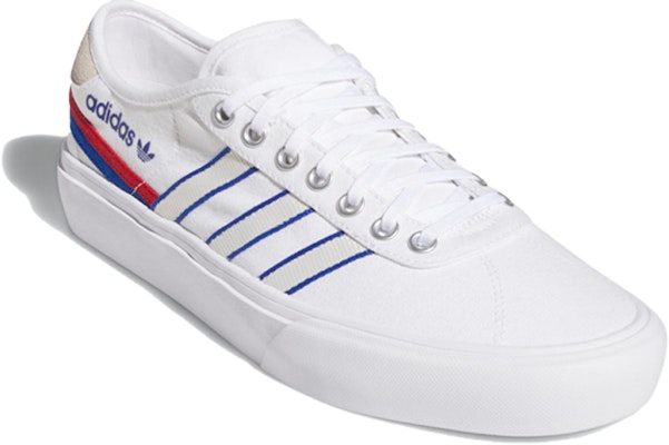 아디다스 델팔라 '화이트 스칼렛 블루' FV0639 Lookbook 아디다스 델팔라 '화이트 스칼렛 블루' FV0639