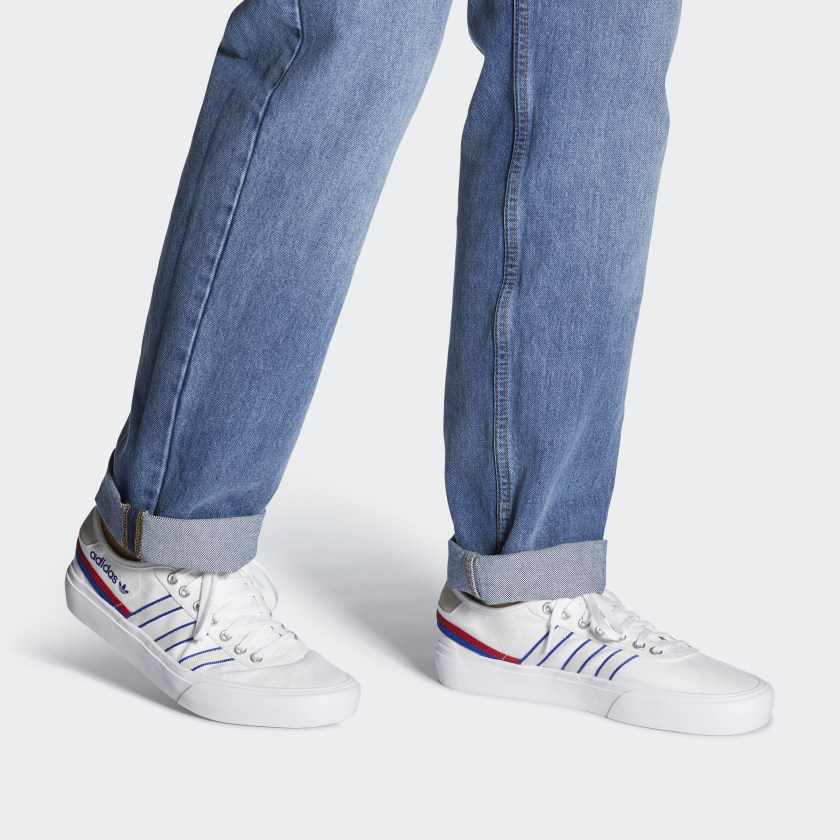 Sizing 아디다스 델팔라 '화이트 스칼렛 블루' FV0639