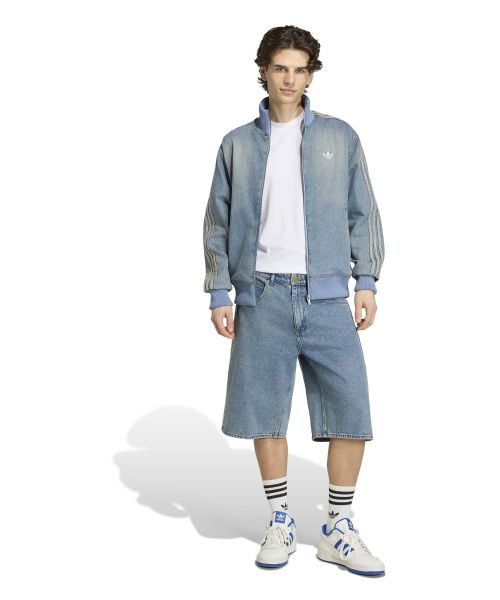 Lookbook adidas Denim Firebird Track Top - Blue Denim KS4970