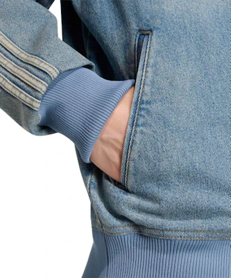 adidas Denim Firebird Track Top - Blue Denim KS4970 Purchase adidas Denim Firebird Track Top - Blue Denim KS4970