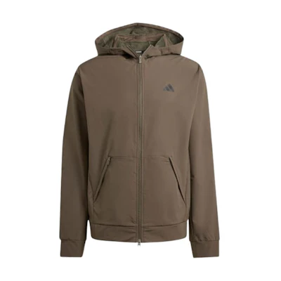 adidas Designed for Training COLDRDY Full-Zip Hoodie - Shadow Olive IX9059