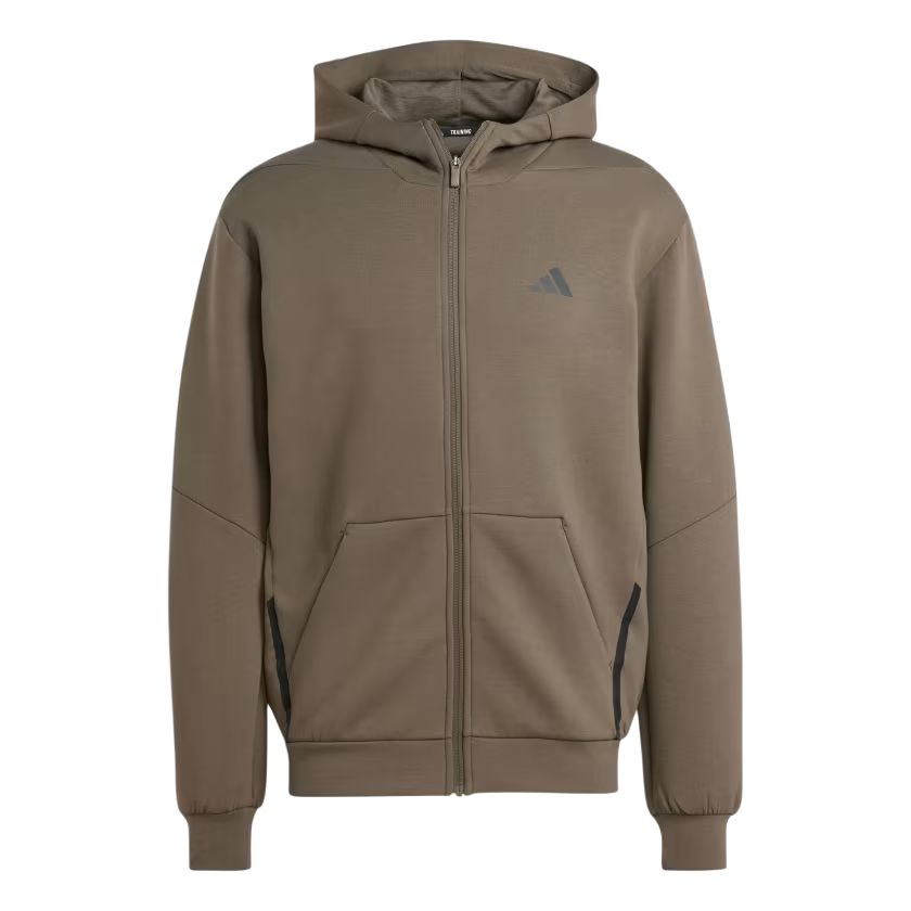 Buy adidas 訓練設計全拉鍊運動外套 橄欖綠連帽外套 IY1133
