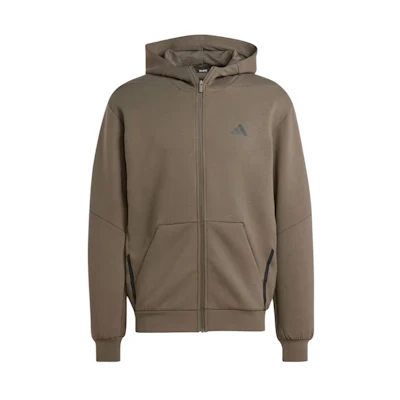 adidas Designed for Training Full-Zip Track Jacket Olive Hoodie Jacket IY1133