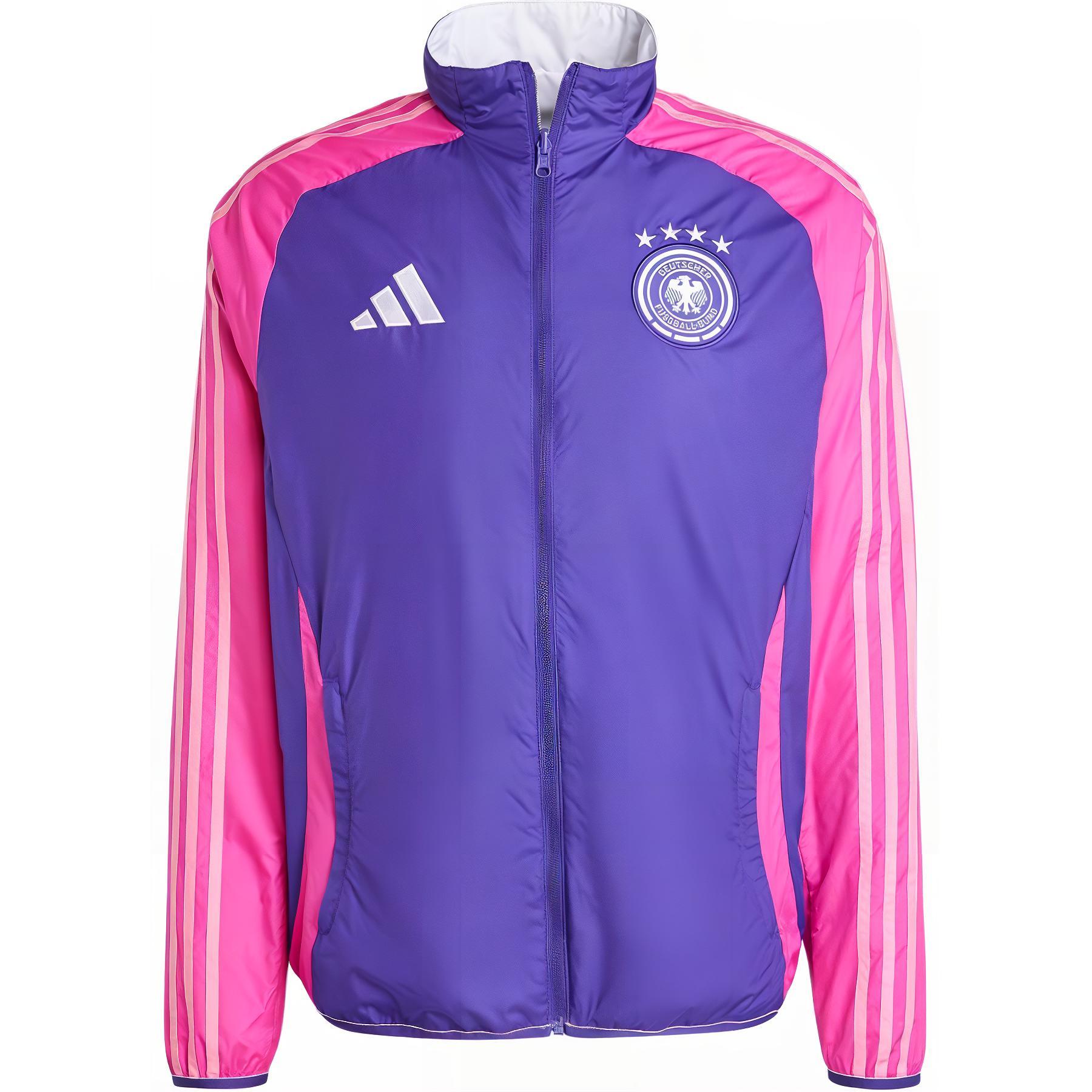 adidas DFB Anthem Retro Track Jacket College Purple/Bright Red/White IX0405 圖 3