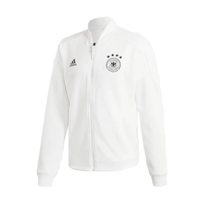 adidas DFB ZNE Jacket White - Germany National Team World Cup Logo Print CF2452