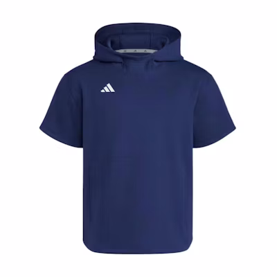 adidas DGT SS HD Navy Blue Unisex Soft Casual Short-Sleeve Hoodie IS9769