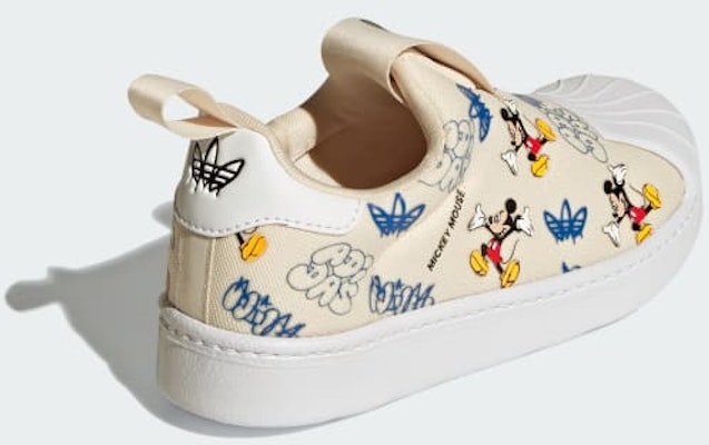 adidas Disney Mickey SST 360 Kids 'Wonder White' IG6853 Details for adidas Disney Mickey SST 360 Kids 'Wonder White' IG6853
