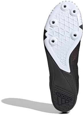 adidas Distancestar Spikes 'Black Red' EG6193 Details for adidas Distancestar Spikes 'Black Red' EG6193