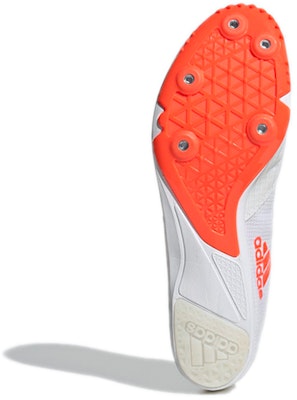 adidas Distancestar Spikes 'White Black Orange' FY4094 Details for adidas Distancestar Spikes 'White Black Orange' FY4094